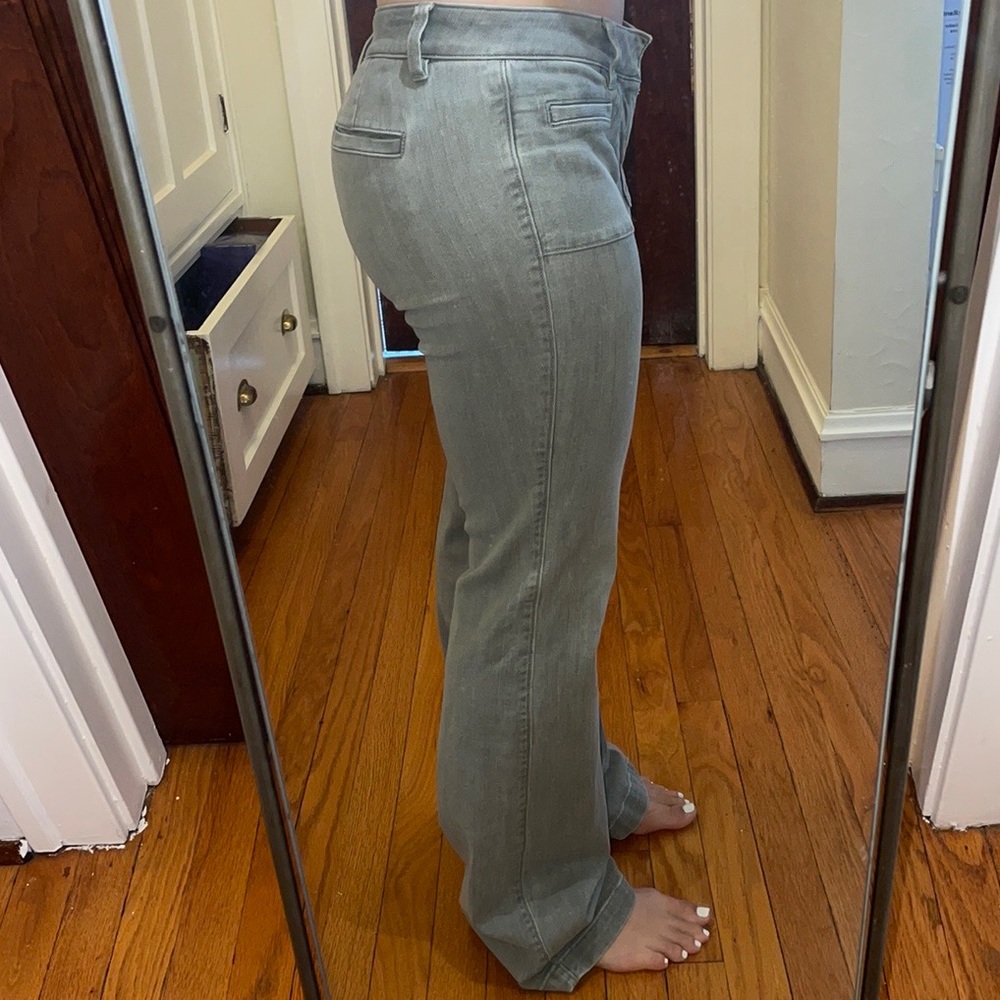 Grey wash jeans from Loft